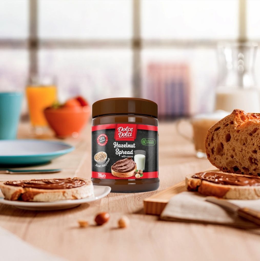 Sourdough Bread and Hazelnut Spread